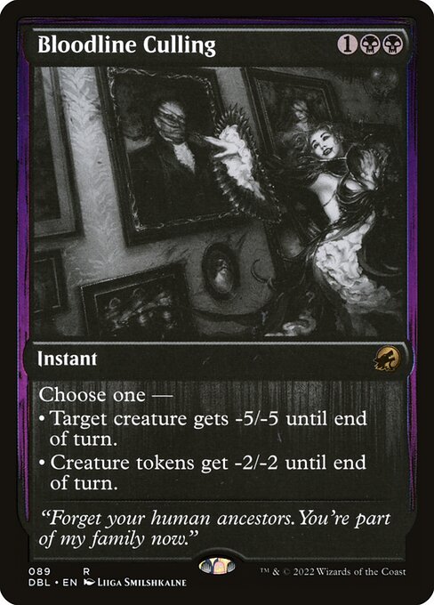 Magic the Gathering Card - Bloodline Culling - MTG Circle