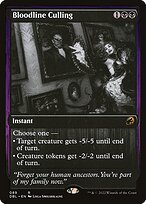 Magic the Gathering Card - Bloodline Culling - MTG Circle