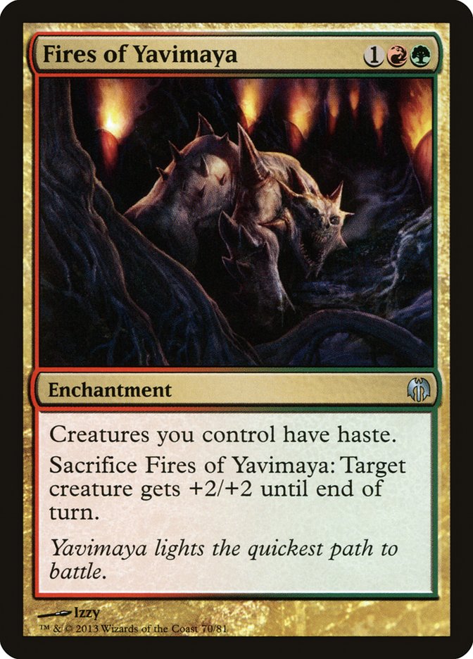 Magic the Gathering Card - Fires of Yavimaya - MTG Circle