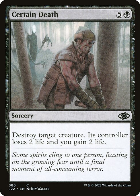 Magic the Gathering Card - Certain Death - MTG Circle