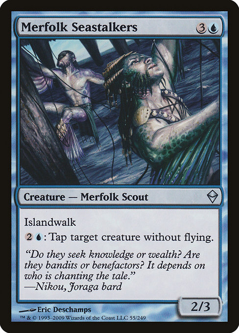 Magic the Gathering Card - Merfolk Seastalkers - MTG Circle
