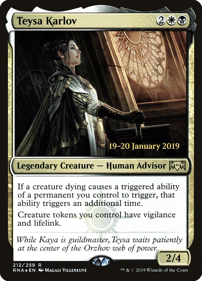 Magic the Gathering Card - Teysa Karlov - MTG Circle