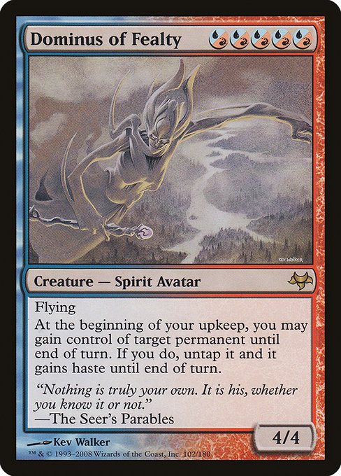 Magic the Gathering Card - Dominus of Fealty - MTG Circle