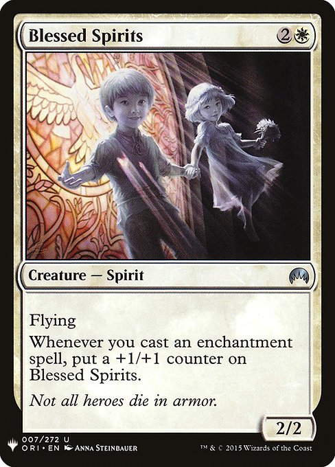 Magic the Gathering Card - Blessed Spirits - MTG Circle