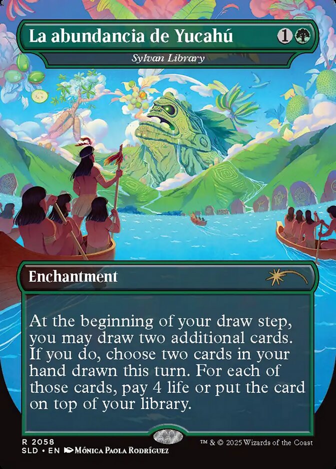 Magic the Gathering Card - Sylvan Library - MTG Circle
