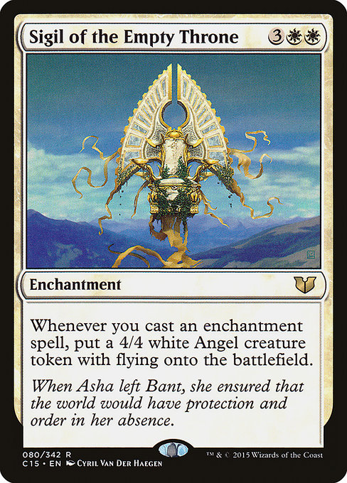 Magic the Gathering Card - Sigil of the Empty Throne - MTG Circle