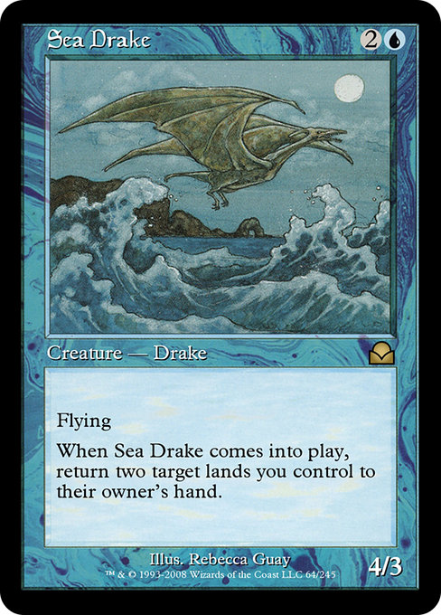 Magic the Gathering Card - Sea Drake - MTG Circle