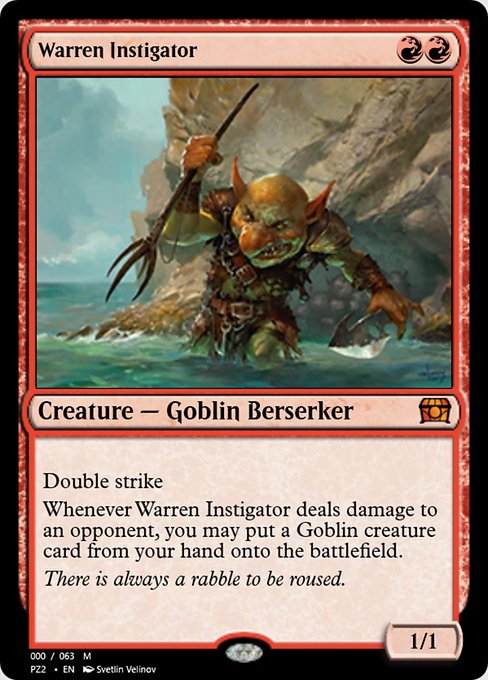 Magic the Gathering Card - Warren Instigator - MTG Circle