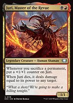 Magic the Gathering Card - Juri, Master of the Revue - MTG Circle