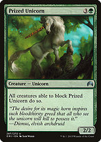 Magic the Gathering Card - Prized Unicorn - MTG Circle