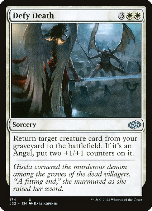 Magic the Gathering Card - Defy Death - MTG Circle