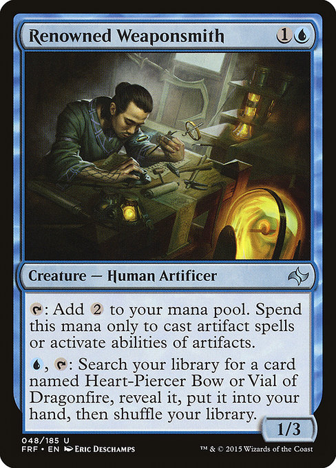 Magic the Gathering Card - Renowned Weaponsmith - MTG Circle
