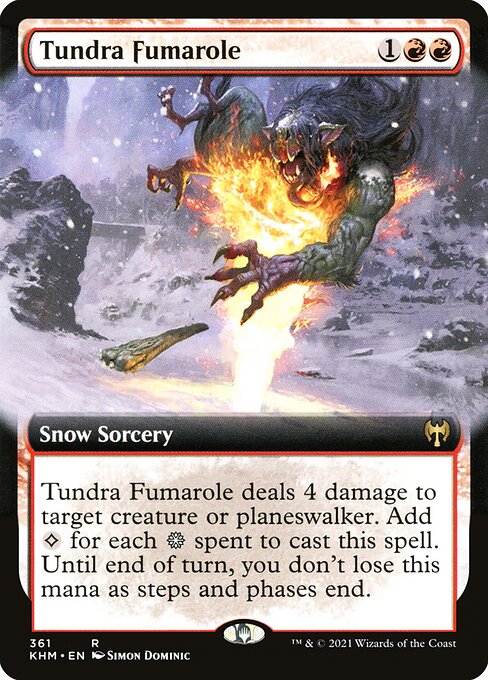 Magic the Gathering Card - Tundra Fumarole - MTG Circle