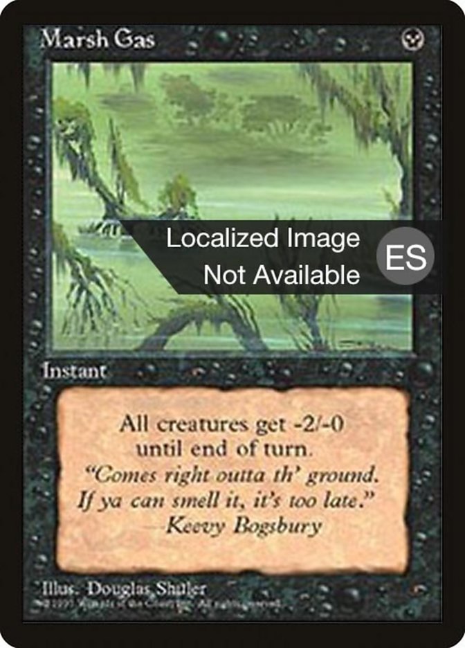Magic the Gathering Card - Marsh Gas - MTG Circle