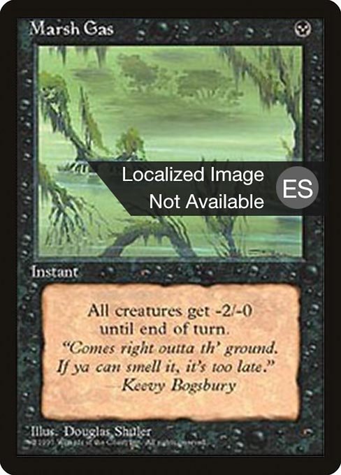 Magic the Gathering Card - Marsh Gas - MTG Circle