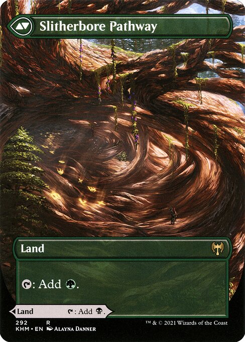 Magic the Gathering Card - Slitherbore Pathway - MTG Circle