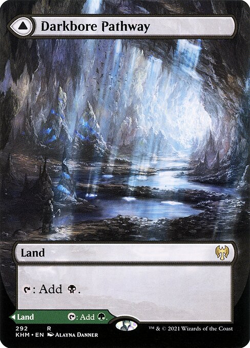 Magic the Gathering Card - Darkbore Pathway - MTG Circle