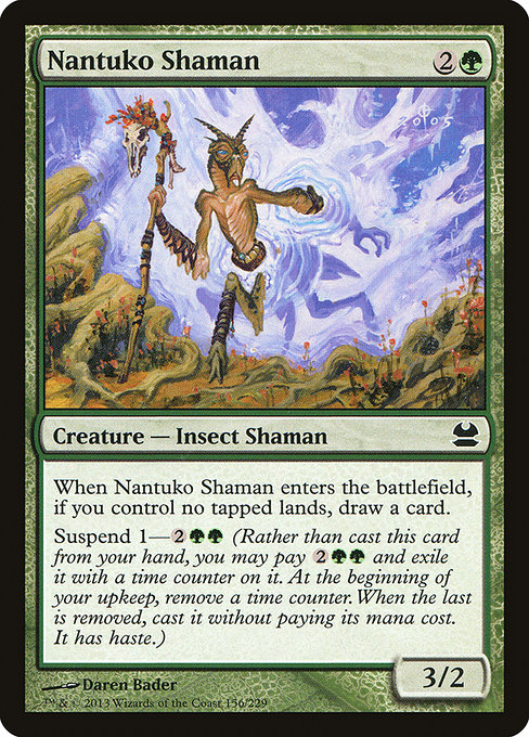 Magic the Gathering Card - Nantuko Shaman - MTG Circle