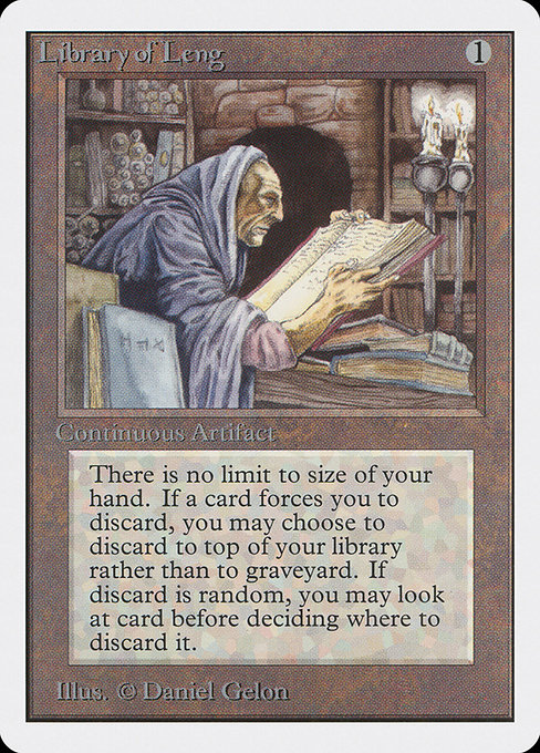 Magic the Gathering Card - Library of Leng - MTG Circle