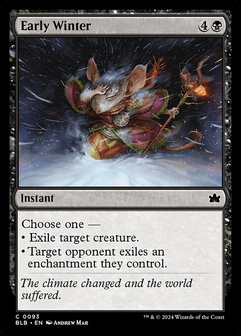Magic the Gathering Card - Early Winter - MTG Circle