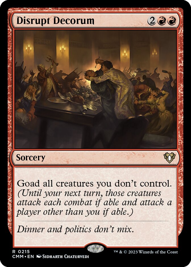 Magic the Gathering Card - Disrupt Decorum - MTG Circle