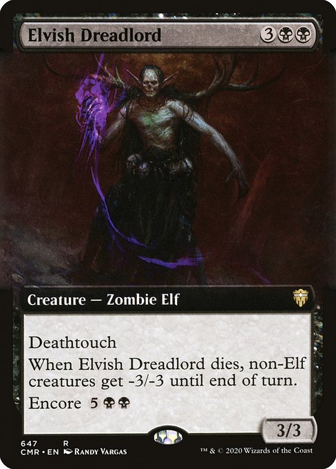 Magic the Gathering Card - Elvish Dreadlord - MTG Circle