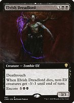 Magic the Gathering Card - Elvish Dreadlord - MTG Circle