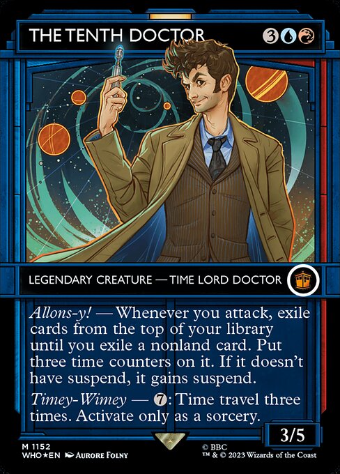 Magic the Gathering Card - The Tenth Doctor - MTG Circle