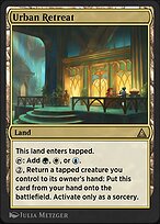 Magic the Gathering Card - Urban Retreat - MTG Circle