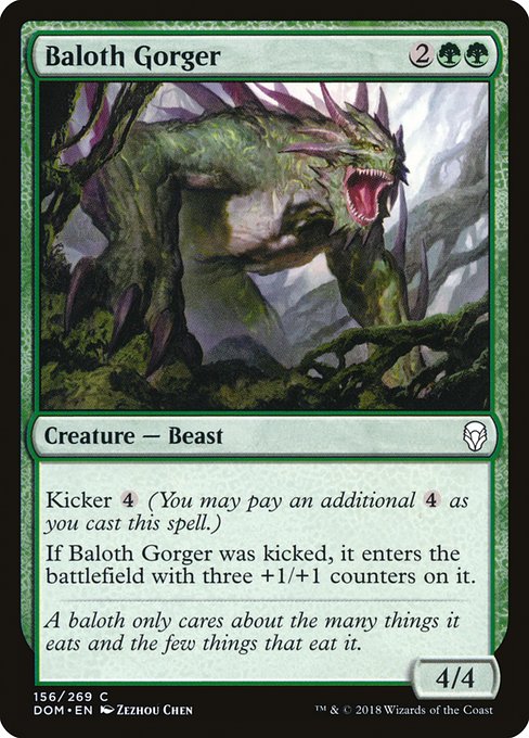 Magic the Gathering Card - Baloth Gorger - MTG Circle
