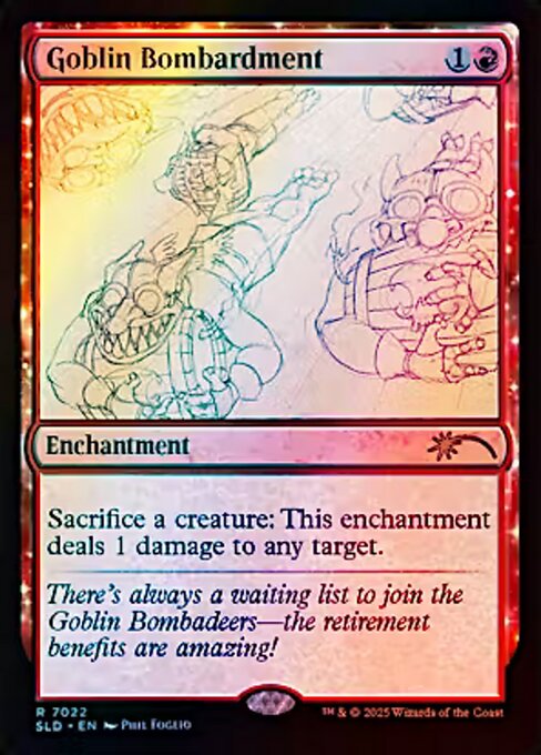 Magic the Gathering Card - Goblin Bombardment - MTG Circle