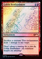 Magic the Gathering Card - Goblin Bombardment - MTG Circle