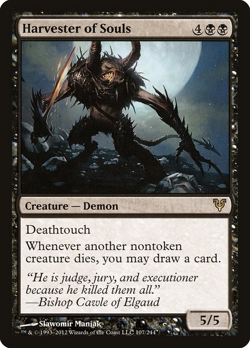 Magic the Gathering Card - Harvester of Souls - MTG Circle
