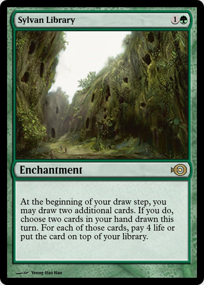 Magic the Gathering Card - Sylvan Library - MTG Circle