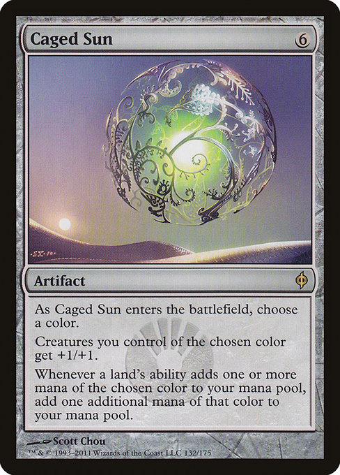 Magic the Gathering Card - Caged Sun - MTG Circle