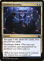 Magic the Gathering Card - Faithful Mending - MTG Circle