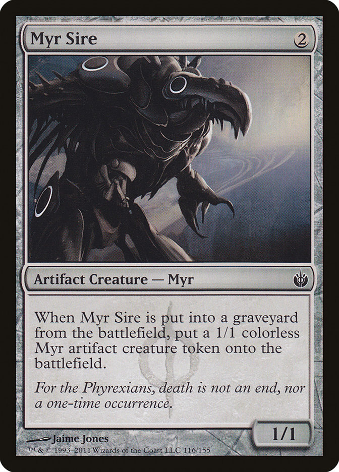 Magic the Gathering Card - Myr Sire - MTG Circle