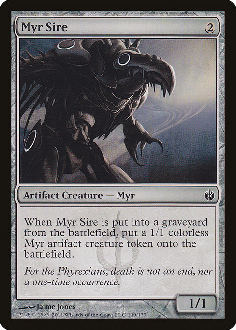Magic the Gathering Card - Myr Sire - MTG Circle