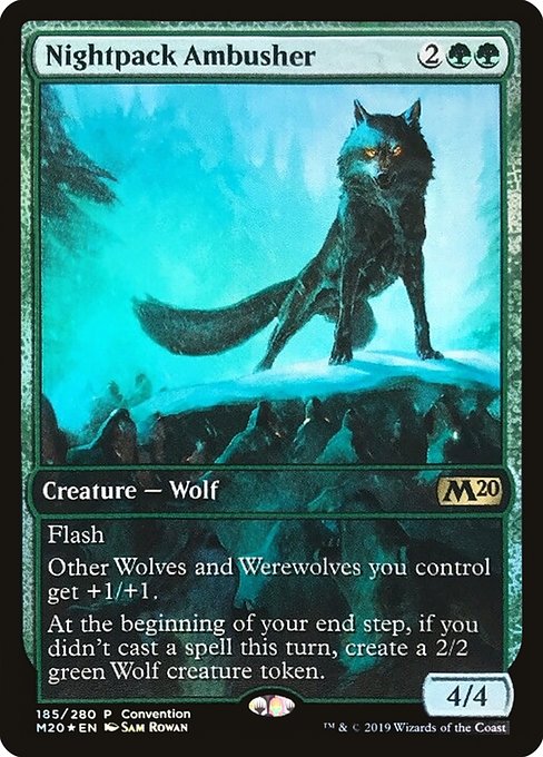Magic the Gathering Card - Nightpack Ambusher - MTG Circle