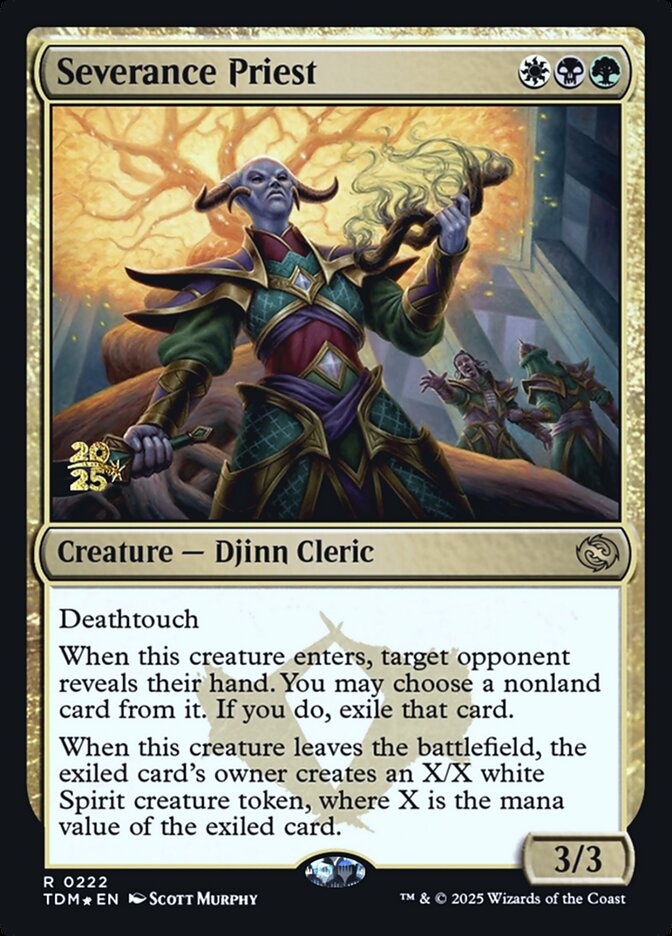 Magic the Gathering Card - Severance Priest - MTG Circle