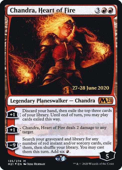 Magic the Gathering Card - Chandra, Heart of Fire - MTG Circle