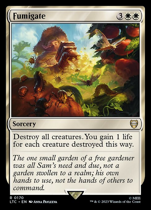 Magic the Gathering Card - Fumigate - MTG Circle