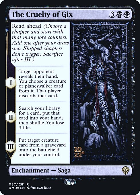 Magic the Gathering Card - The Cruelty of Gix - MTG Circle