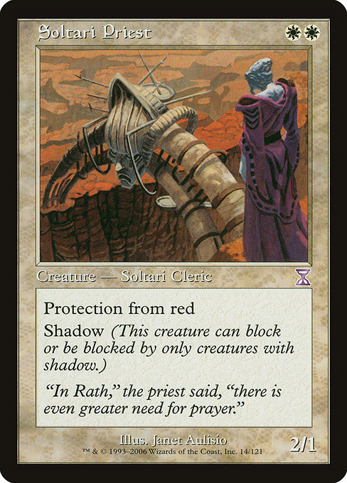 Magic the Gathering Card - Soltari Priest - MTG Circle