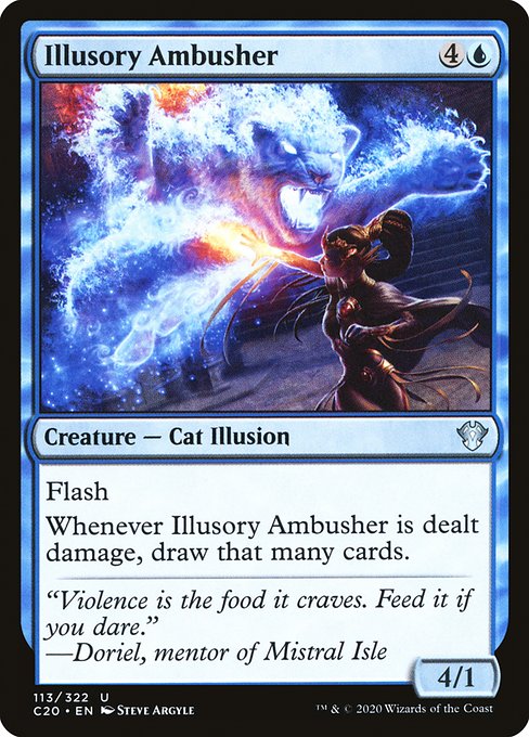 Magic the Gathering Card - Illusory Ambusher - MTG Circle
