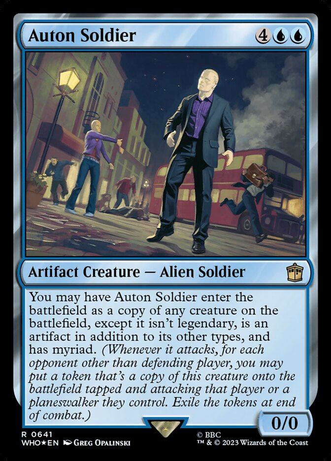 Magic the Gathering Card - Auton Soldier - MTG Circle