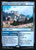 Magic the Gathering Card - Jidoor, Aristocratic Capital // Overture - MTG Circle