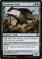 Magic the Gathering Card - Loathsome Troll - MTG Circle