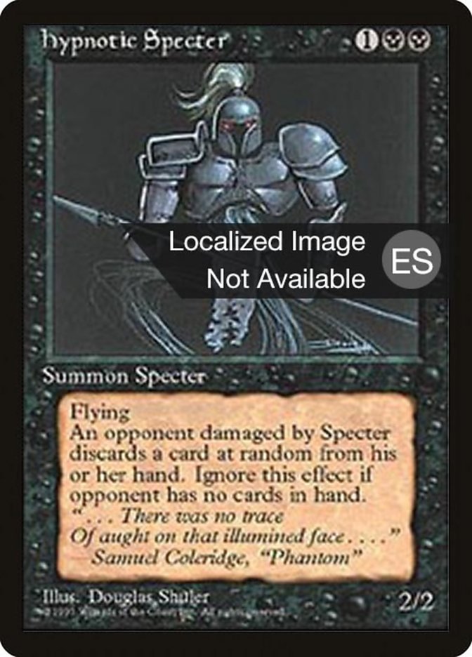 Magic the Gathering Card - Hypnotic Specter - MTG Circle