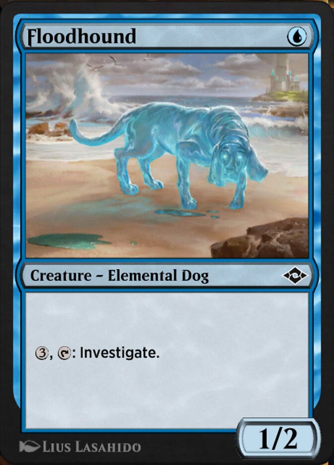 Magic the Gathering Card - Floodhound - MTG Circle